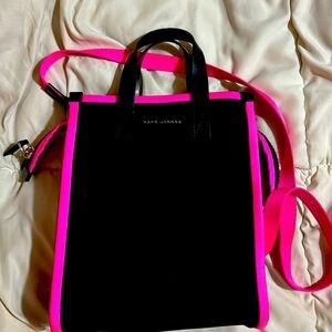 Cute Black and Pink Nylon Marc Jacobs Crossbody